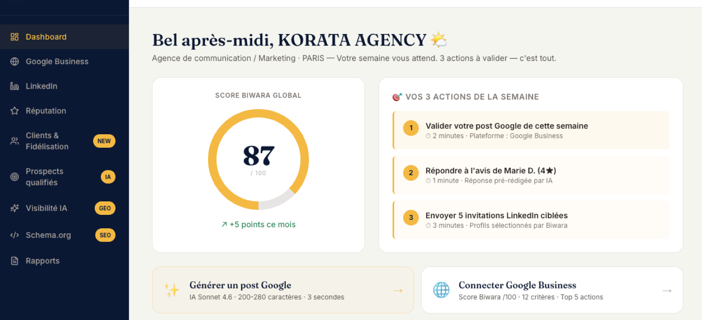 Interface BIWARA
